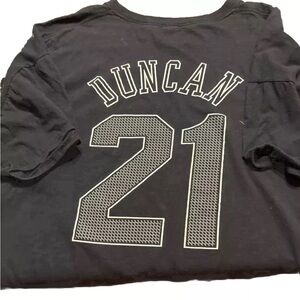 Rare Tim Duncan T-Shirt San Antonio Spurs #21 NBA Mens 3XL